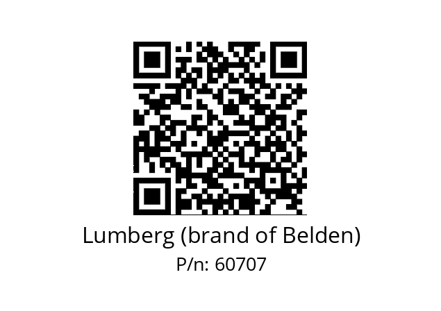   Lumberg (brand of Belden) 60707