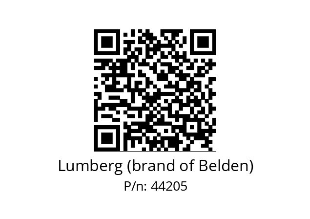   Lumberg (brand of Belden) 44205