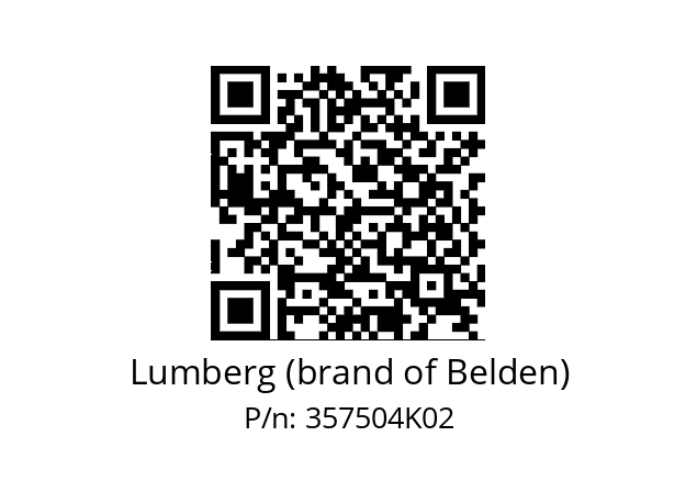   Lumberg (brand of Belden) 357504K02