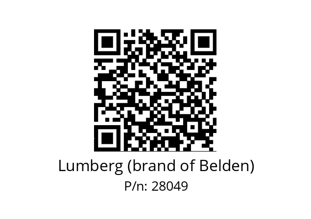   Lumberg (brand of Belden) 28049