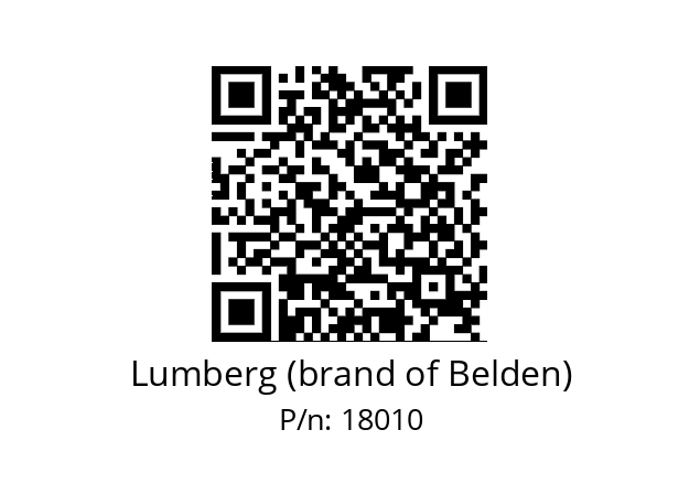   Lumberg (brand of Belden) 18010