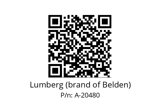   Lumberg (brand of Belden) A-20480