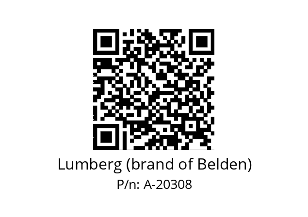   Lumberg (brand of Belden) A-20308