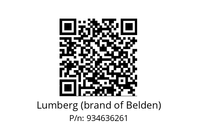   Lumberg (brand of Belden) 934636261