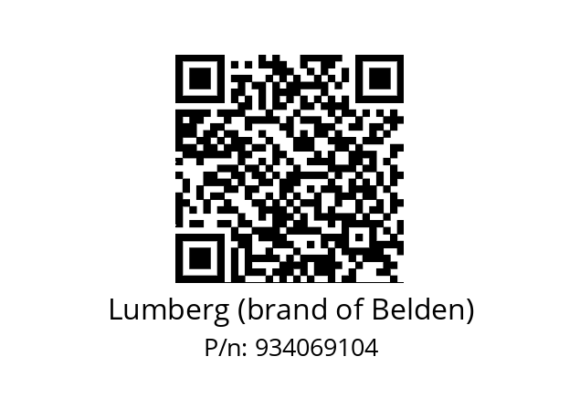   Lumberg (brand of Belden) 934069104