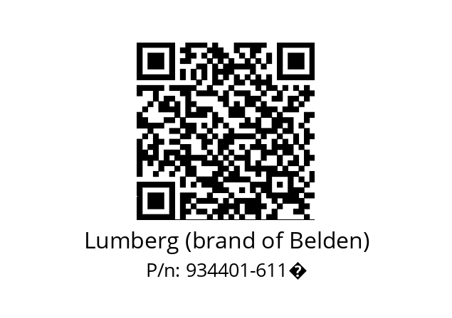   Lumberg (brand of Belden) 934401-611�