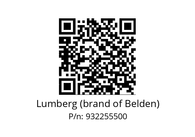   Lumberg (brand of Belden) 932255500