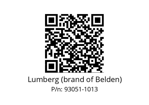   Lumberg (brand of Belden) 93051-1013