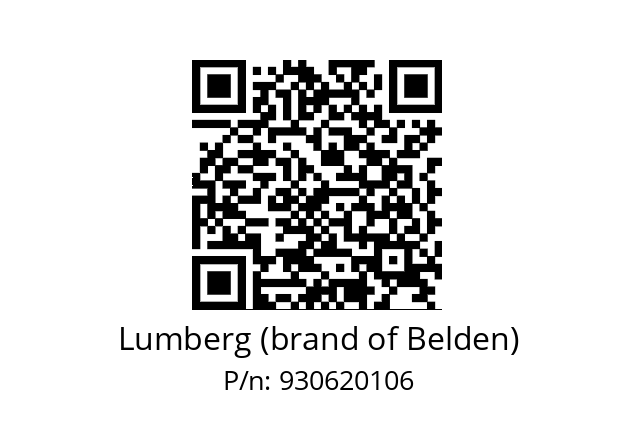   Lumberg (brand of Belden) 930620106