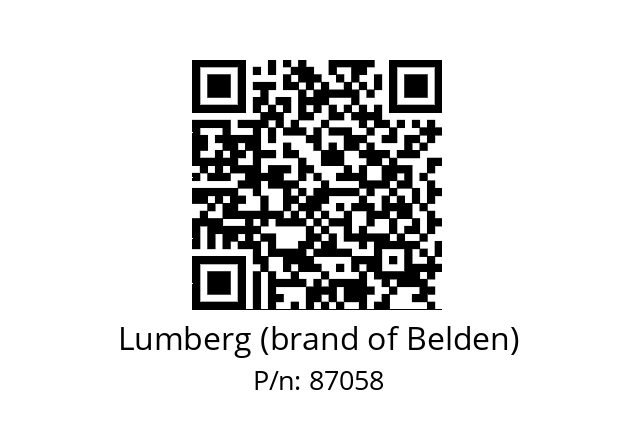   Lumberg (brand of Belden) 87058