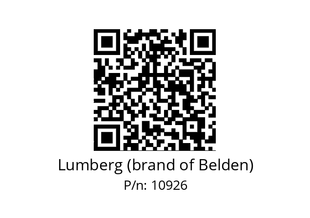   Lumberg (brand of Belden) 10926