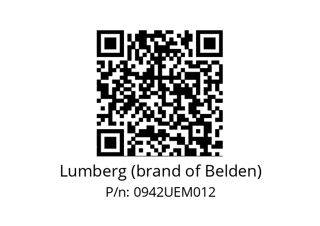   Lumberg (brand of Belden) 0942UEM012