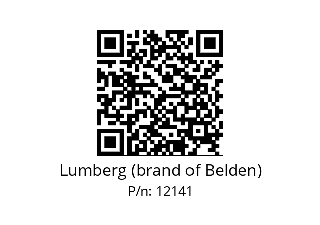   Lumberg (brand of Belden) 12141