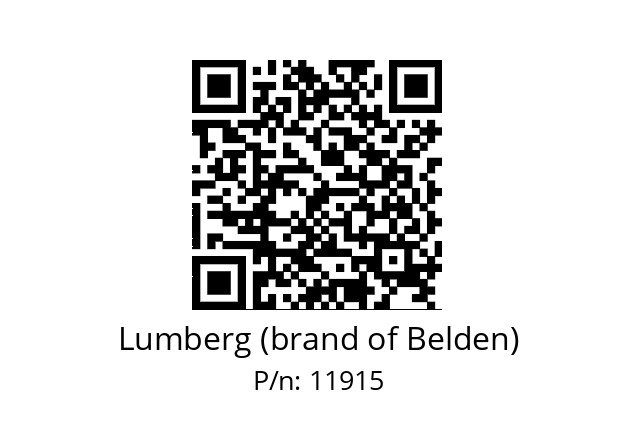   Lumberg (brand of Belden) 11915