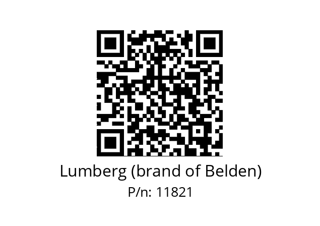   Lumberg (brand of Belden) 11821