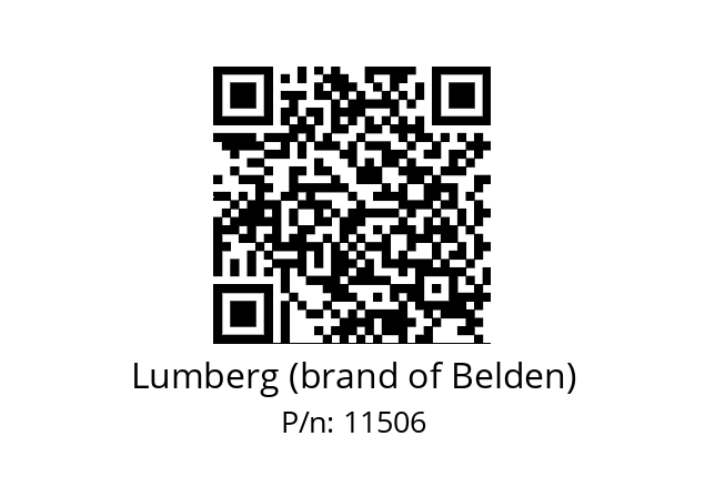   Lumberg (brand of Belden) 11506