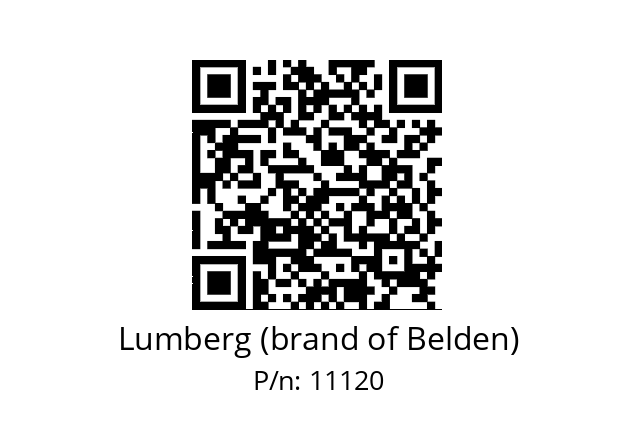   Lumberg (brand of Belden) 11120