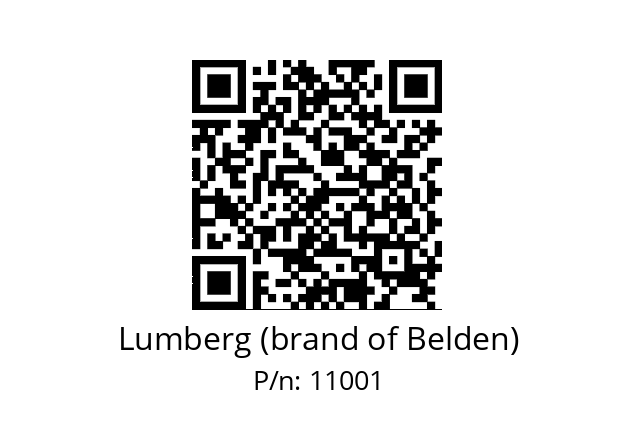   Lumberg (brand of Belden) 11001