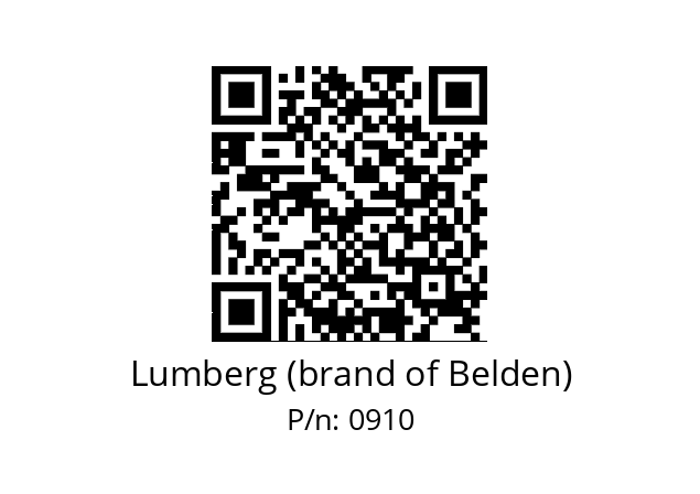   Lumberg (brand of Belden) 0910