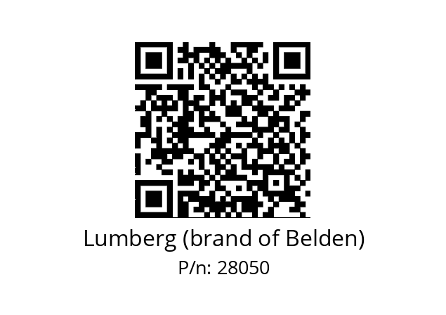   Lumberg (brand of Belden) 28050