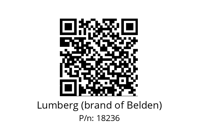   Lumberg (brand of Belden) 18236