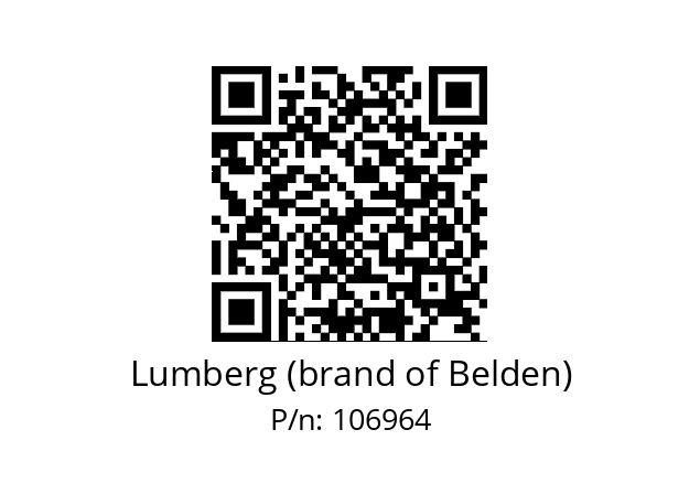   Lumberg (brand of Belden) 106964