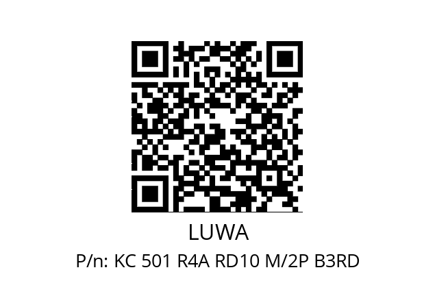   LUWA KC 501 R4A RD10 M/2P B3RD