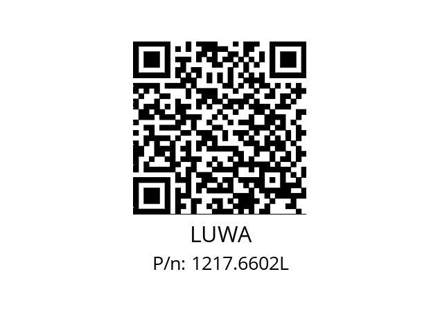   LUWA 1217.6602L