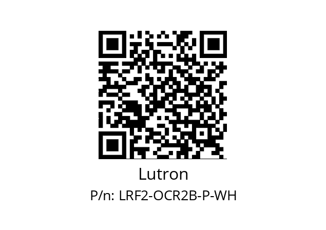   Lutron LRF2-OCR2B-P-WH