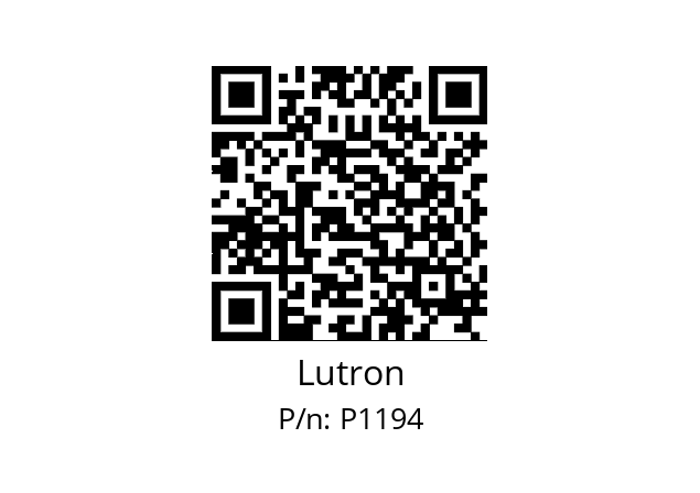   Lutron P1194