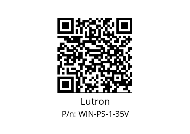   Lutron WIN-PS-1-35V