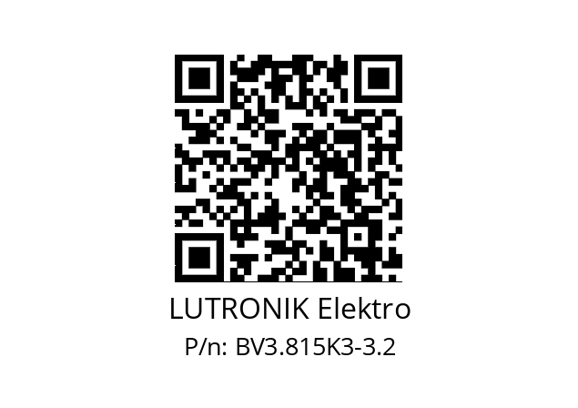   LUTRONIK Elektro BV3.815K3-3.2