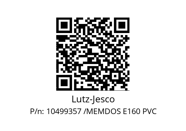   Lutz-Jesco 10499357 /MEMDOS E160 PVC