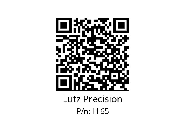   Lutz Precision H 65