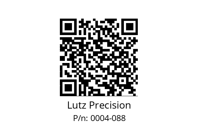   Lutz Precision 0004-088