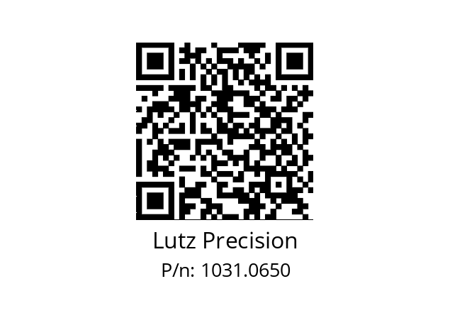   Lutz Precision 1031.0650