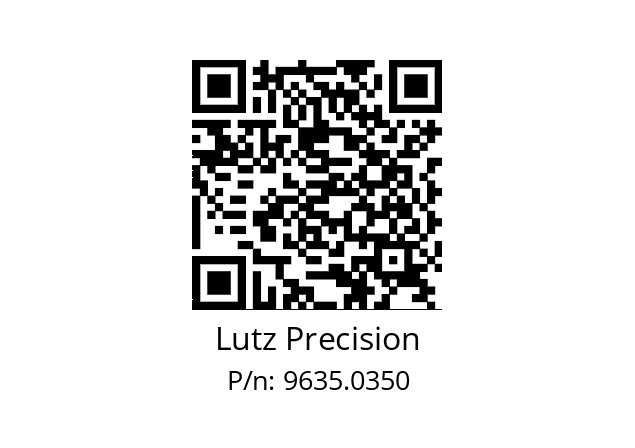   Lutz Precision 9635.0350