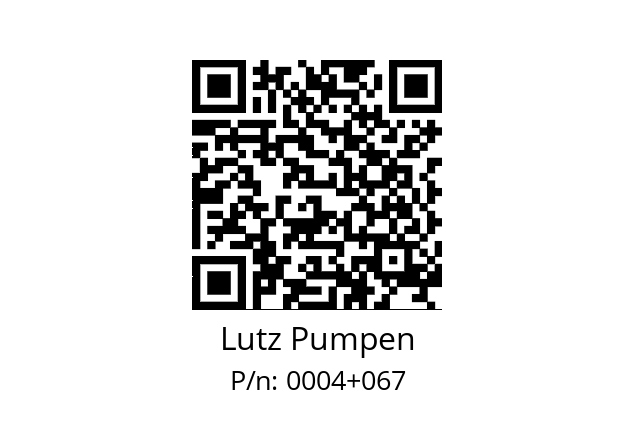   Lutz Pumpen 0004+067