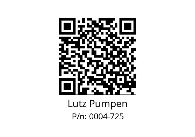   Lutz Pumpen 0004-725