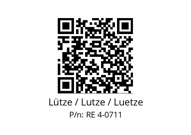   Lütze / Lutze / Luetze RE 4-0711