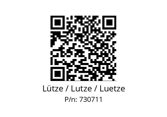   Lütze / Lutze / Luetze 730711