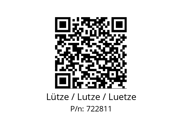   Lütze / Lutze / Luetze 722811