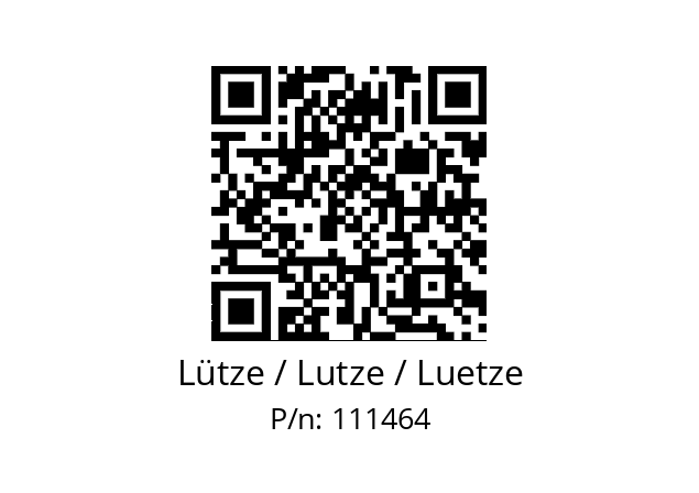   Lütze / Lutze / Luetze 111464