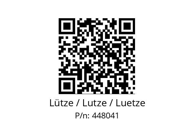   Lütze / Lutze / Luetze 448041