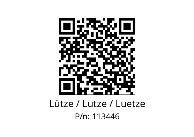   Lütze / Lutze / Luetze 113446