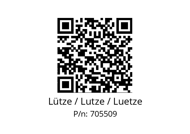   Lütze / Lutze / Luetze 705509