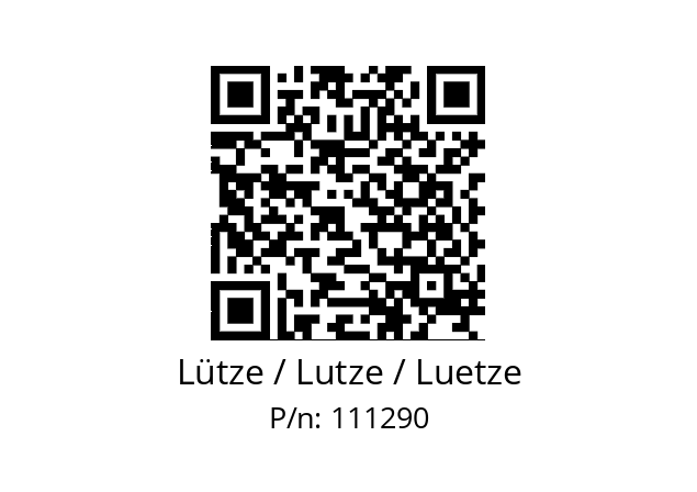   Lütze / Lutze / Luetze 111290