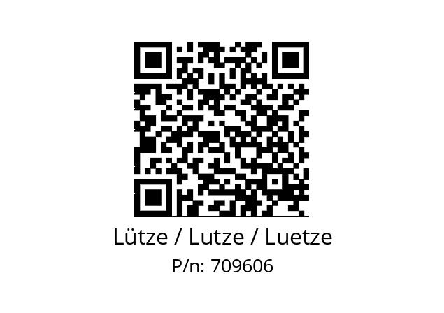   Lütze / Lutze / Luetze 709606