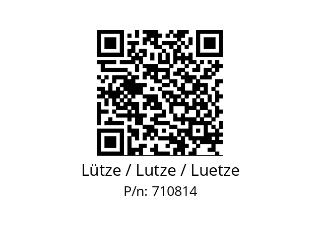   Lütze / Lutze / Luetze 710814