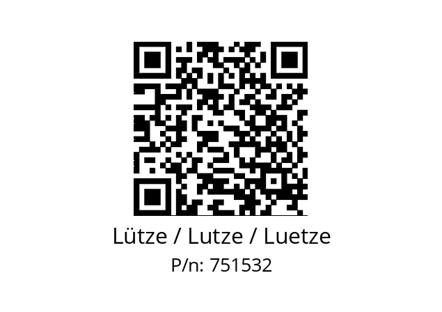   Lütze / Lutze / Luetze 751532